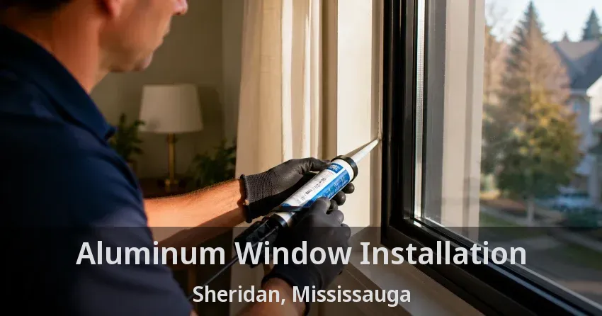 Aluminum Window Installation Sheridan, Mississauga - ON