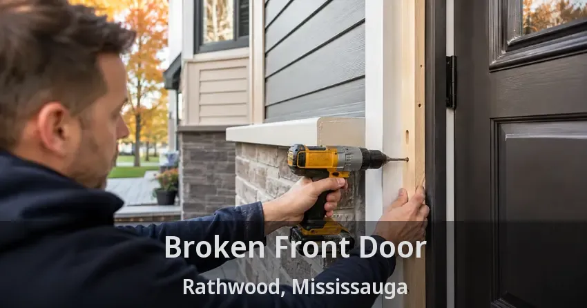 Broken Front Door Rathwood, Mississauga - ON