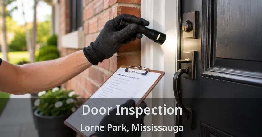 Door Inspection Lorne Park, Mississauga - ON