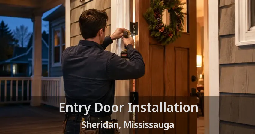 Entry Door Installation Sheridan, Mississauga - ON