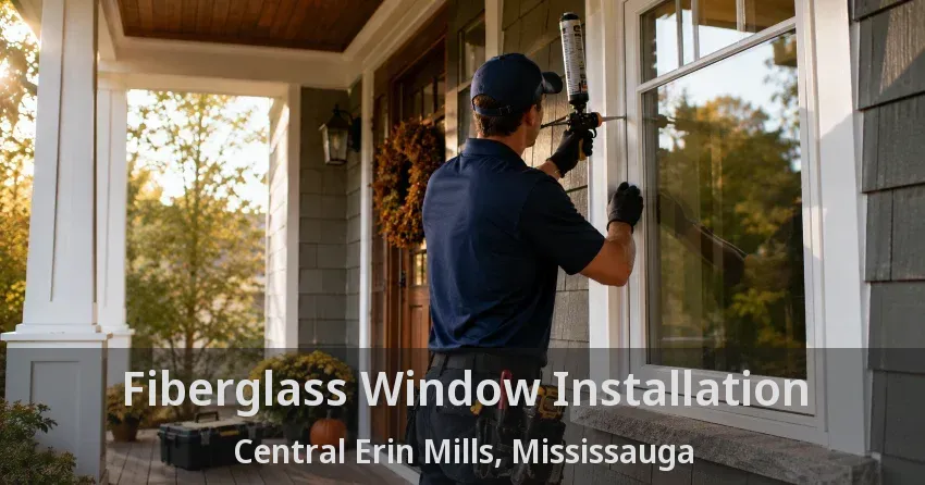 Fiberglass Window Installation Central Erin Mills, Mississauga - ON