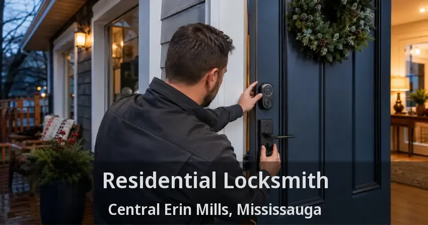 Residential Locksmith Central Erin Mills, Mississauga - ON