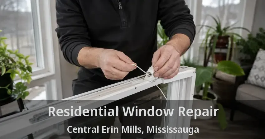 Residential Window Repair Central Erin Mills, Mississauga - ON