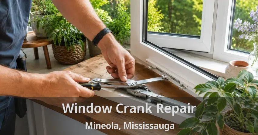 Window Crank Repair Mineola, Mississauga - ON