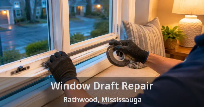 Window Draft Repair Rathwood, Mississauga - ON