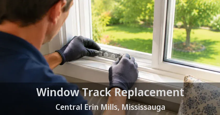 Window Track Replacement Central Erin Mills, Mississauga - ON