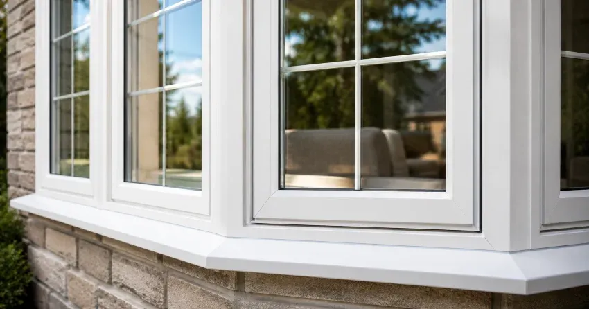 bay window alcove seating area in a living room in Mississauga