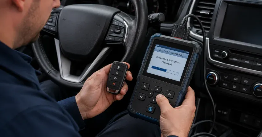 technician replacing ignition cylinder in Lisgar, Mississauga