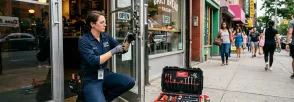 Storefront Door Repair Central Erin Mills, Mississauga